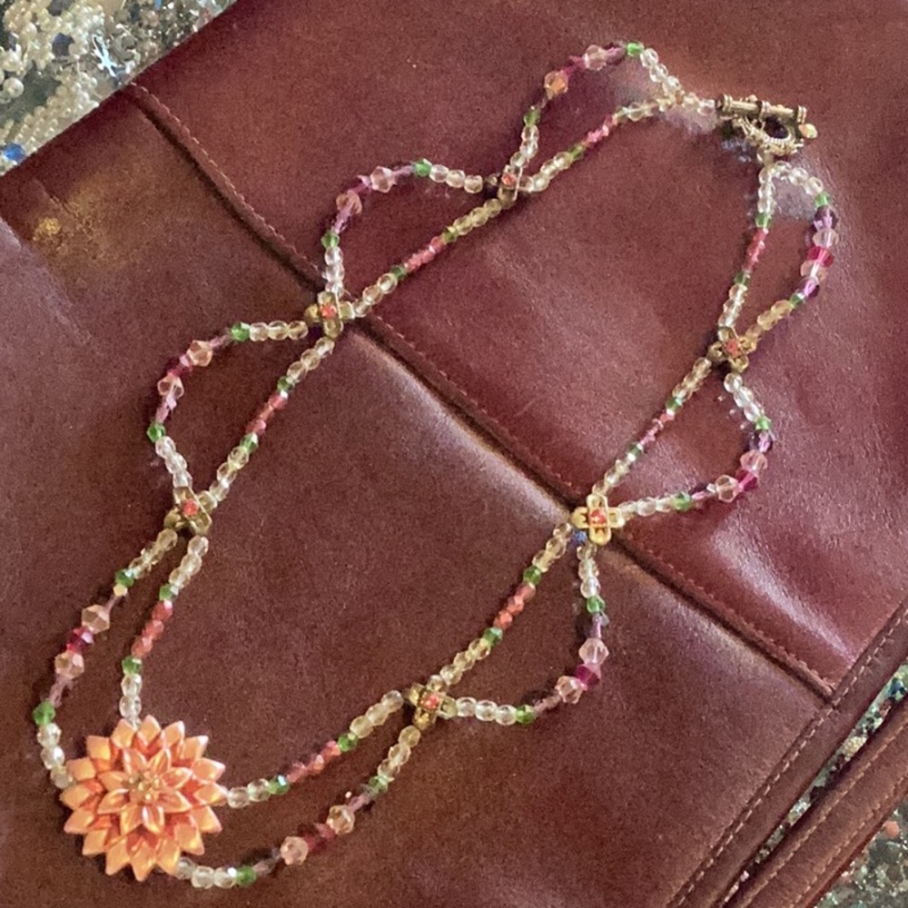Handmade beaded necklace